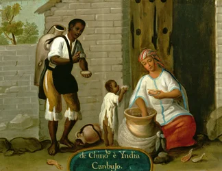 A Chinese Man and his American Indian Wife